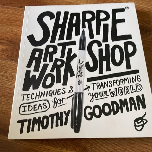 Sharpie Art Workshop Techniques and ideas Paperback book - Picture 1 of 4
